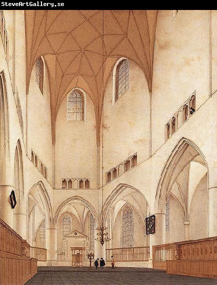 Pieter Jansz Saenredam Interior of the Choir of Saint Bavo's Church at Haarlem.